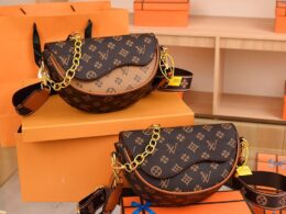 2025 New Trendy and Versatile Semi-Circle Bag Casual Niche Women's Bag Accessible Luxury High-Quality Saddle Bag for Women