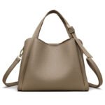 Soft Leather Women's Bag Handbag Women's 2025 Vegetable Basket High-End Shoulder Bag Crossbody Elegant Versatile Bucket Shoulder Bag - Image 5