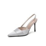 French High Heels Design Sense Niche Toe Sandals Women's Spring and Summer 2024 New Stiletto Heel Shoes Women's Skirt - Image 5