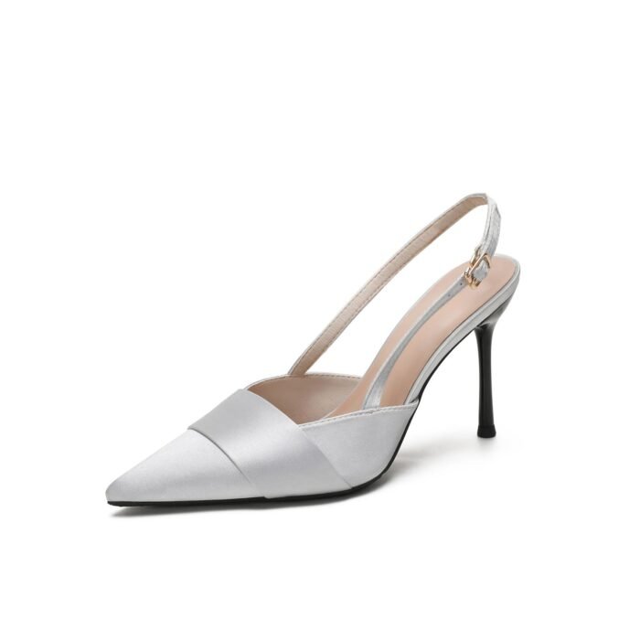 French High Heels Design Sense Niche Toe Sandals Women's Spring and Summer 2024 New Stiletto Heel Shoes Women's Skirt - Image 5