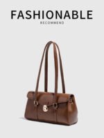 Niche Light Luxury High-end Underarm Bag Women's 2025 Spring and Summer New French Retro Shoulder Bag Exquisite Crossbody Bag