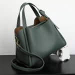 Soft Leather Women's Bag Handbag Women's 2025 Vegetable Basket High-End Shoulder Bag Crossbody Elegant Versatile Bucket Shoulder Bag - Image 3