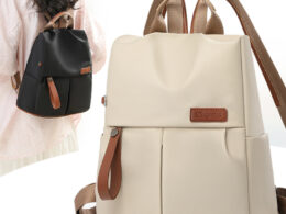 2025 New Large-Capacity Oxford Cloth Backpack for Women, Anti-Theft, Water-Repellent, Casual, Breathable, Lightweight, Travel and Commuting