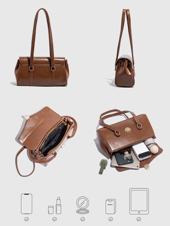 Niche Light Luxury High-end Underarm Bag Women's 2025 Spring and Summer New French Retro Shoulder Bag Exquisite Crossbody Bag - Image 5