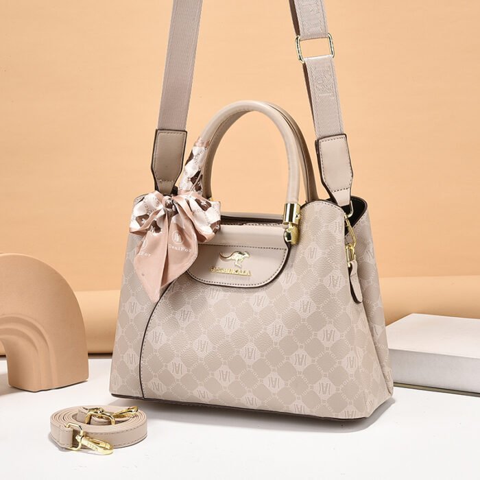 Kangaroo Luxury Brand Handbag 2025 New Fashion Women's Gift for Wife's Birthday Genuine Leather Crossbody Bag for Women - Image 4