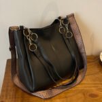 Two-piece Large Capacity Bag Women's 2024 New Fashion Commuter Handbag Simple Casual Shoulder Tote Bag for Women - Image 4