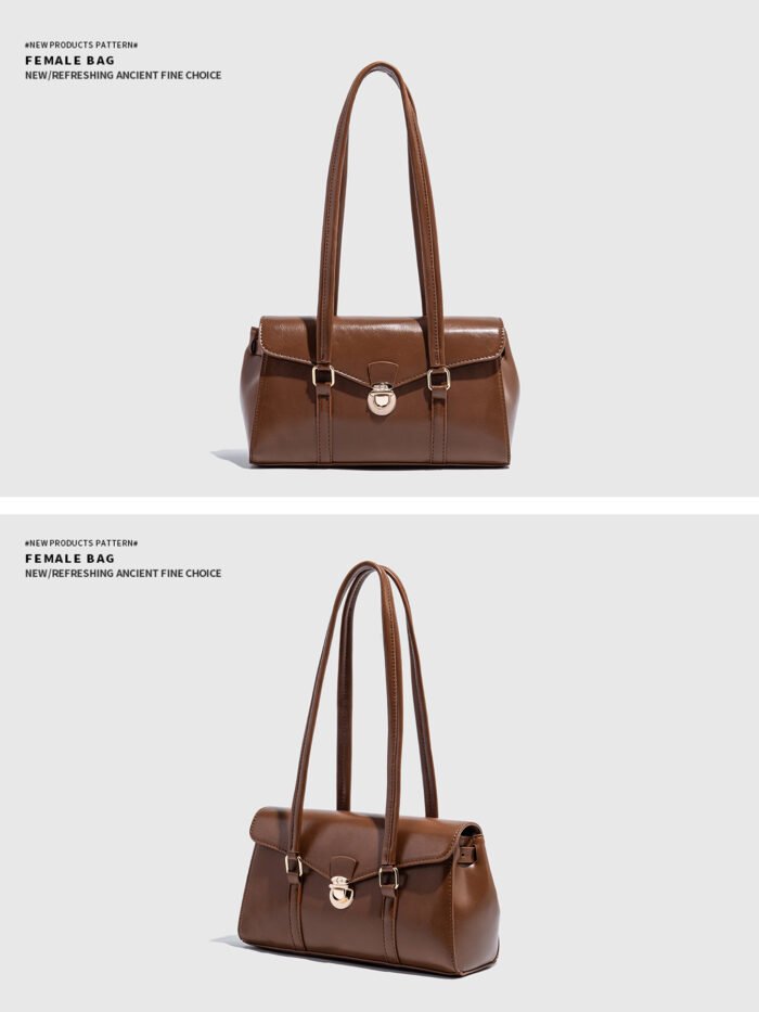 Niche Light Luxury High-end Underarm Bag Women's 2025 Spring and Summer New French Retro Shoulder Bag Exquisite Crossbody Bag - Image 3