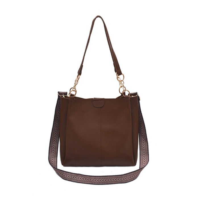 Two-piece Large Capacity Bag Women's 2024 New Fashion Commuter Handbag Simple Casual Shoulder Tote Bag for Women - Image 5