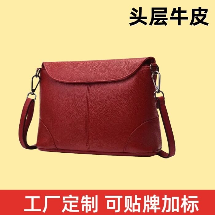 O1CN01ie2OUL1XK5HVqwtz4_2219388792904-0-cib-1.jpg Bags for Women 2026 New Fashion Crossbody Shoulder Bags for Women Cross-Border Bags for Middle-Aged Mothers Soft Leather Small Square Bags - Image 1