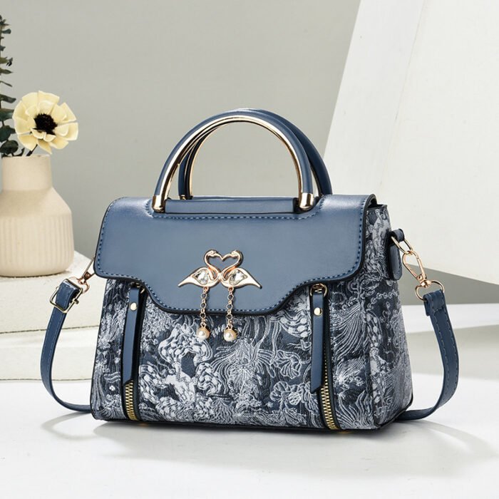 Women's Bag 2025 New Arrival Trendy Ins Korean Style All-Match Small Bag Women's Stylist Shoulder Crossbody Bag Rhombic Small Square Bag - Image 3