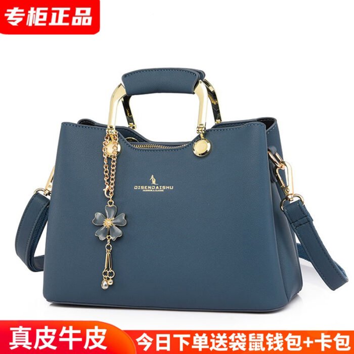 Thyssen Kangaroo Leather Women's Bag 2025 New Style Elegant Middle-Aged Mom Bag Ladies Handbag Fashion Crossbody Bag - Image 1