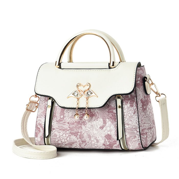 Women's Bag 2025 New Arrival Trendy Ins Korean Style All-Match Small Bag Women's Stylist Shoulder Crossbody Bag Rhombic Small Square Bag - Image 5