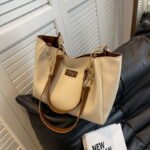 This Year's Popular Large-Capacity Women's Bag 2025 New Fashion Accessible Luxury Elegant One-Shoulder Commuter Tote Bag Hard Bottom Stereo - Image 3