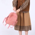 2025 New Korean Version Ins Simple Soft Girl Small Backpack Japanese Ins Harajuku Style Travel Shopping Mini Backpack - Image 3