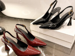 Pointed Toe High-Heeled Sandals for Women, 2026 Spring New Style, Open Back, High-End Buckle Design, Large Sizes 41-42