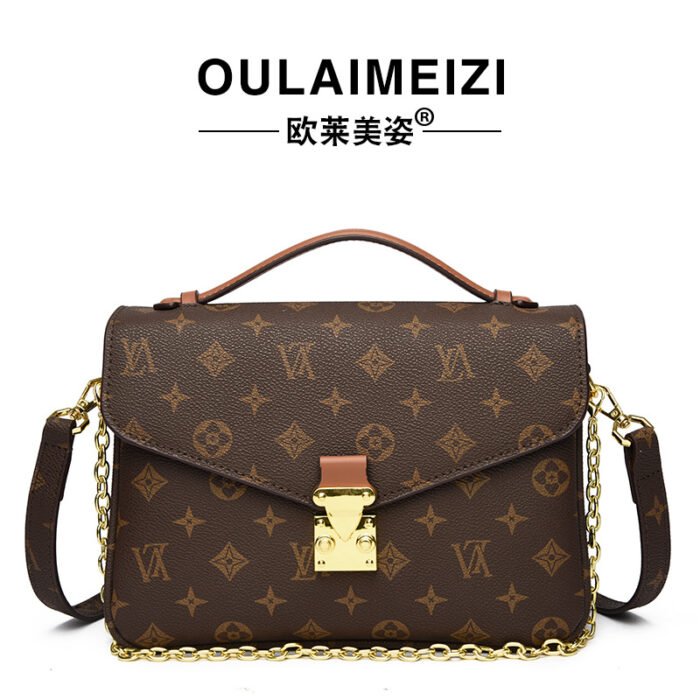 High-End Accessible Luxury Presbyopic Retro Satchel Women's Small Square Bag 2025 New Presbyopic K-Shaped Single Shoulder Crossbody Women's Bag - Image 3