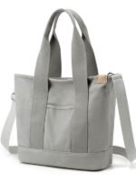 New Japanese Style 16 Ann Canvas Bag Korean Style Women's Tote Bag Shoulder Crossbody Handbag Large Capacity Simple Women's Bag - Image 4