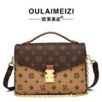 High-End Accessible Luxury Presbyopic Retro Satchel Women's Small Square Bag 2025 New Presbyopic K-Shaped Single Shoulder Crossbody Women's Bag - Image 2