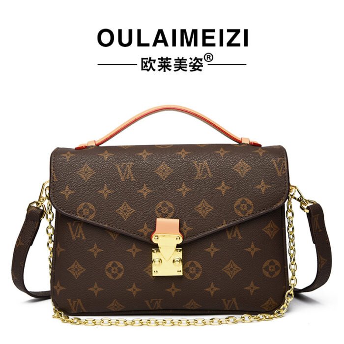 High-End Accessible Luxury Presbyopic Retro Satchel Women's Small Square Bag 2025 New Presbyopic K-Shaped Single Shoulder Crossbody Women's Bag - Image 1