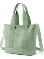 New Japanese Style 16 Ann Canvas Bag Korean Style Women's Tote Bag Shoulder Crossbody Handbag Large Capacity Simple Women's Bag