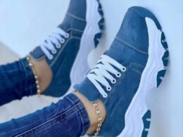 sneaker women's 2024 new foreign trade plus size Europe and the United States thick-soled color matching casual low-top sports shoes manufacturers direct supply