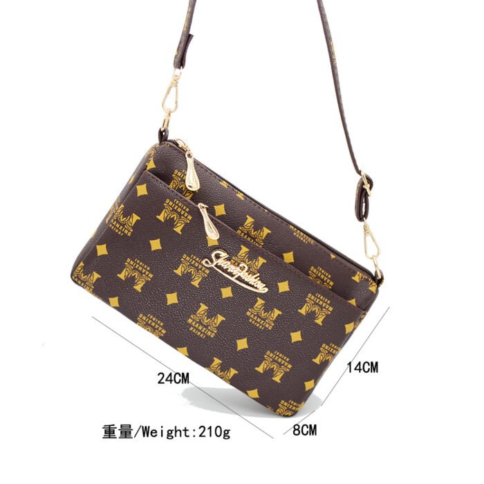Women's Bag 2026 New Fashion Crossbody Bag Trendy Korean Style Large Capacity Mom's Shoulder Bag for Middle-Aged and Elderly Women Mobile Phone Bag - Image 2