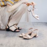 Mid-Heel Sandals for Women Summer New Style High-Heeled Slippers with One-Strap Buckle, Open-Toe, Simple and Versatile Chunky Heel Women's Shoes - Image 2