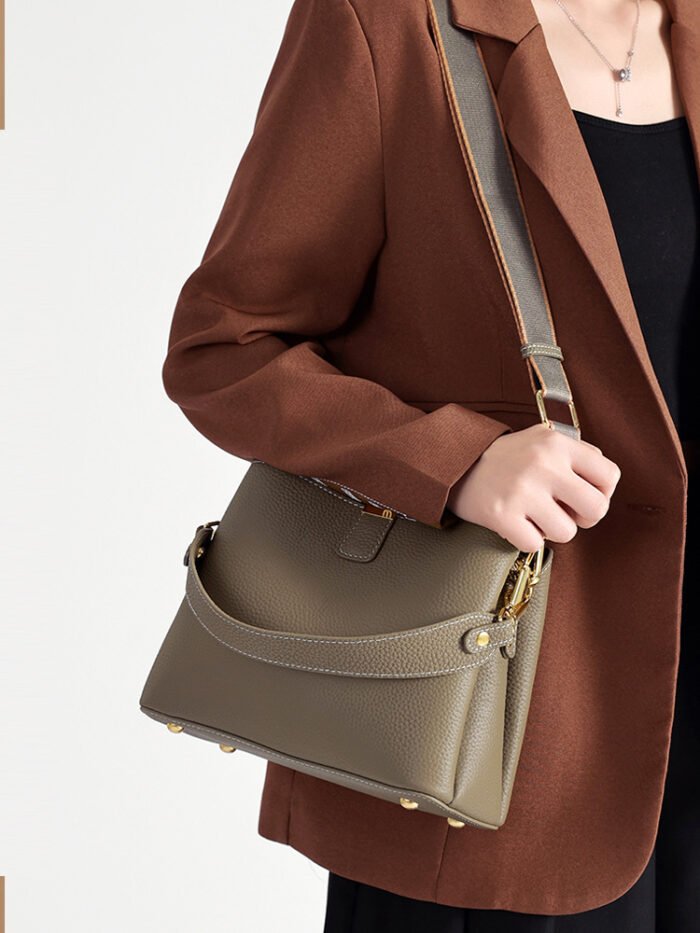 Women's Bags, Crossbody Bags, Women's Hot-Selling Bags, Fashionable Trendy Bucket Bags, Versatile Handbags for Work and Travel - Image 3
