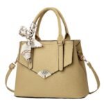 New Women's Solid Color Handbag – Lock Closure, Diagonal Texture, Versatile Casual Shoulder Bag – Imported - Image 5
