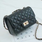 Korean Style Rhombus Chain Small Square Bag – Versatile Single-Shoulder, Underarm, Crossbody - Image 2