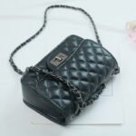 Korean Style Rhombus Chain Small Square Bag – Versatile Single-Shoulder, Underarm, Crossbody - Image 3
