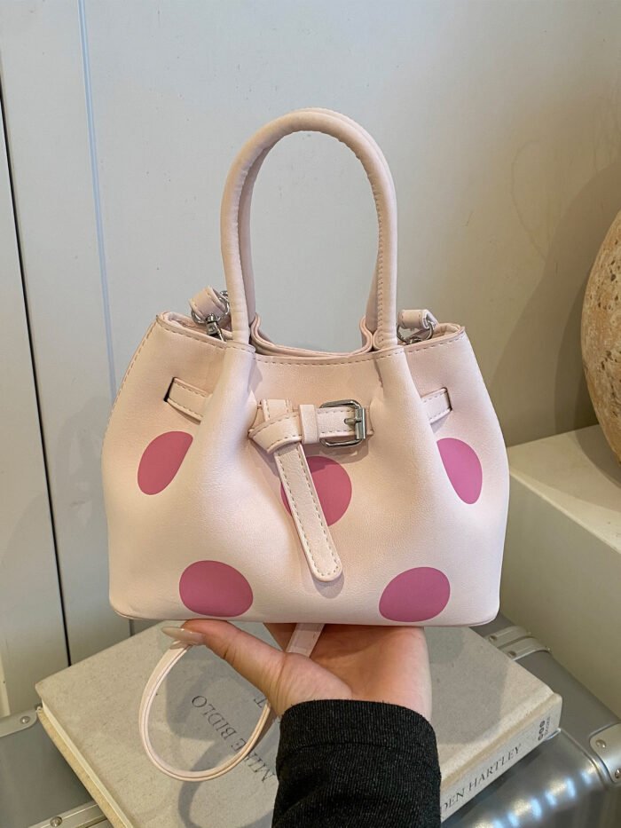 O1CN017DRdL51WEIgTAMXoR_2221436032756-0-cib.jpg Polka Dot Shoulder Bag for Women – Large Capacity Commuter Tote, Underarm Style, Spring Fashion - Image 1