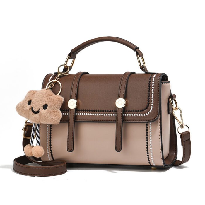 Textured Niche Design Women's Small Square Crossbody Bag – High-End for Girls - Image 5