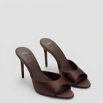 Spanish Foreign Trade Summer Women's Open-Toe Pointed Toe Stiletto Mules High Heel Sandals