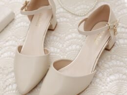 Baotou Women's Chunky Heel Sandals – Mid Heel, Single-Layer, Pointed Toe, Comfortable, All-Match Spring & Summer Work Sandals