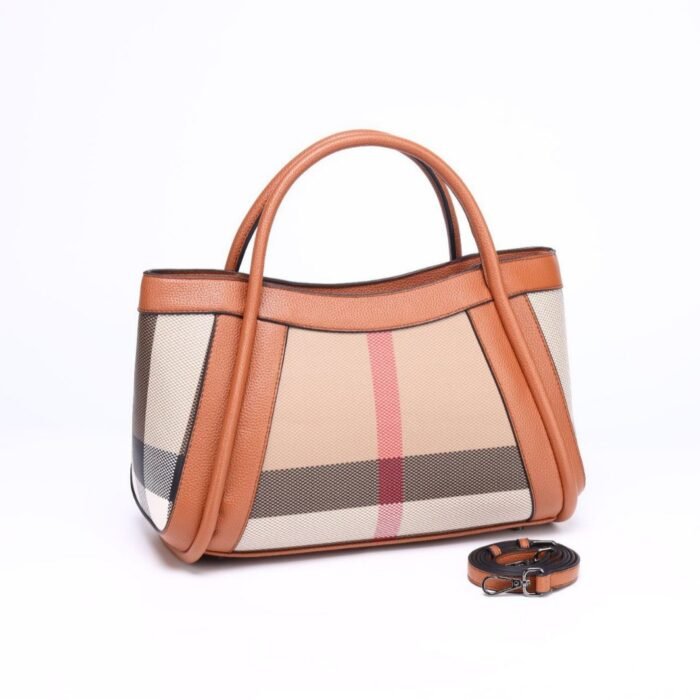 High-End Plaid Shoulder Crossbody Tote Bag – Large Capacity, Stylish Women's Handbag - Image 1