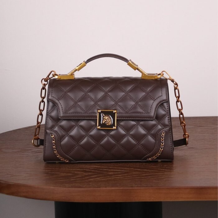 Fashionable Light Luxury Quilted Women's Handbag – Elegant Heavy-Duty Shoulder Crossbody - Image 4
