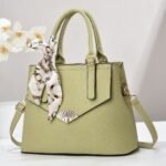 New Women's Solid Color Handbag – Lock Closure, Diagonal Texture, Versatile Casual Shoulder Bag – Imported - Image 3