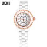 Authentic White Ceramic Women's Watch – Waterproof, Luminous, Fully Automatic, Fashionable & Versatile. - Image 5