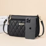 Women's Soft Leather One-Shoulder Crosbody Mother Bag – Casual Shopping Bag - Image 2