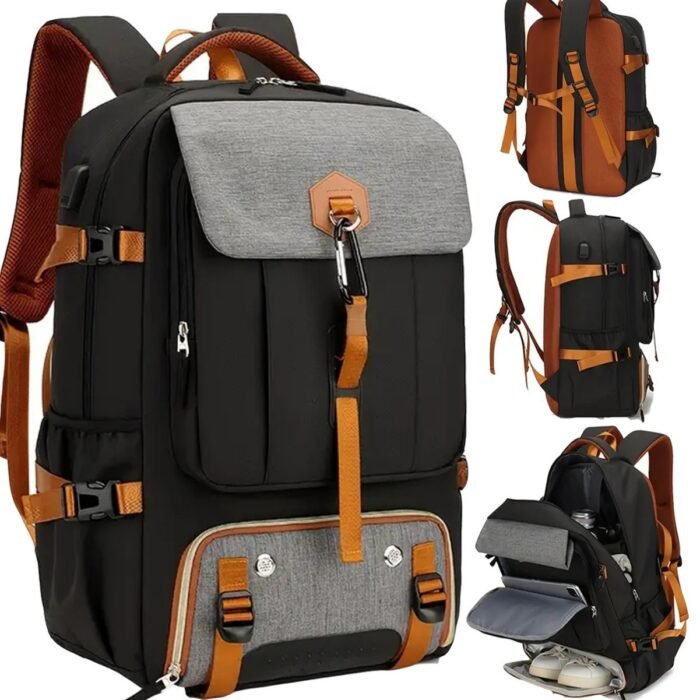 O1CN01UPCTZg2MGutnNcaKp_2206498079801-0-cib.jpg Men's Large Capacity Waterproof Backpack – Outdoor Travel, Mountaineering, Luggage, Student & Schoolbag - Image 1