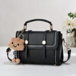 Textured Niche Design Women's Small Square Crossbody Bag – High-End for Girls - Image 2