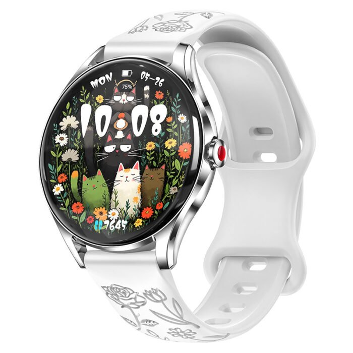 Cross-Border H03 Women’s Smart Watch – 1.32” AMOLED Spherical Round Ultra-Thin Design. - Image 3