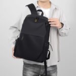 Men's Business Commuting Backpack – High-End, Large Capacity, Water-Repellent, Lightweight, Versatile Travel Bag - Image 4