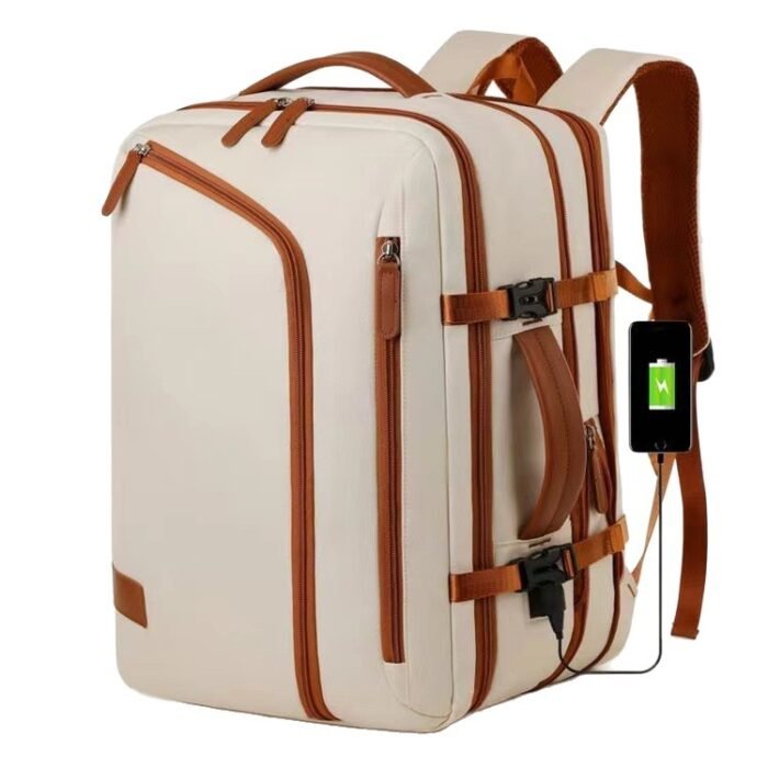 Large-Capacity Backpack Travel Bag – Unisex Business Computer Carry‑On for College & Business Trips - Image 5