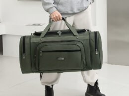 Men's Oversized Travel Bag – Large Capacity Portable Shoulder Luggage for Work & Travel