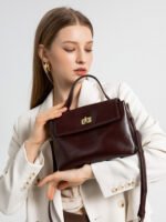 Women's Genuine Leather Crossbody Shoulder Bag – High-End Retro Fashionable All-Match Commuter Handbag - Image 3