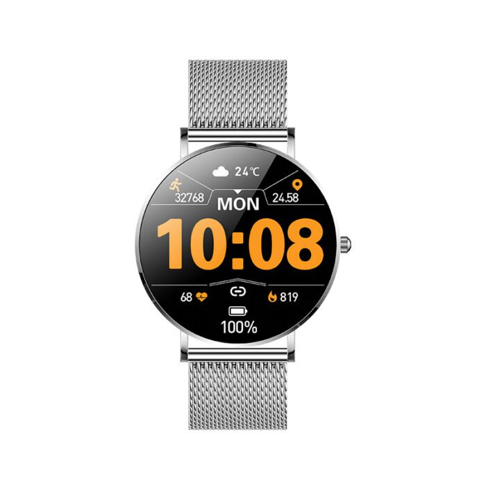 Women's Smart Bluetooth Watch with Stainless Steel Strap, Heart Rate Monitor, Sports Features, Call Function - Image 4
