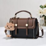 Textured Niche Design Women's Small Square Crossbody Bag – High-End for Girls - Image 3