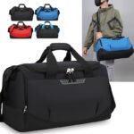 Large Capacity Waterproof Dry/Wet Separation Fitness & Swimming Bag – Crossbody Travel Training Sports Bag with Printed Design